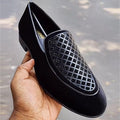 Men's Suede Crossover Cutout Loafers(Mexican Handmade Loafers)