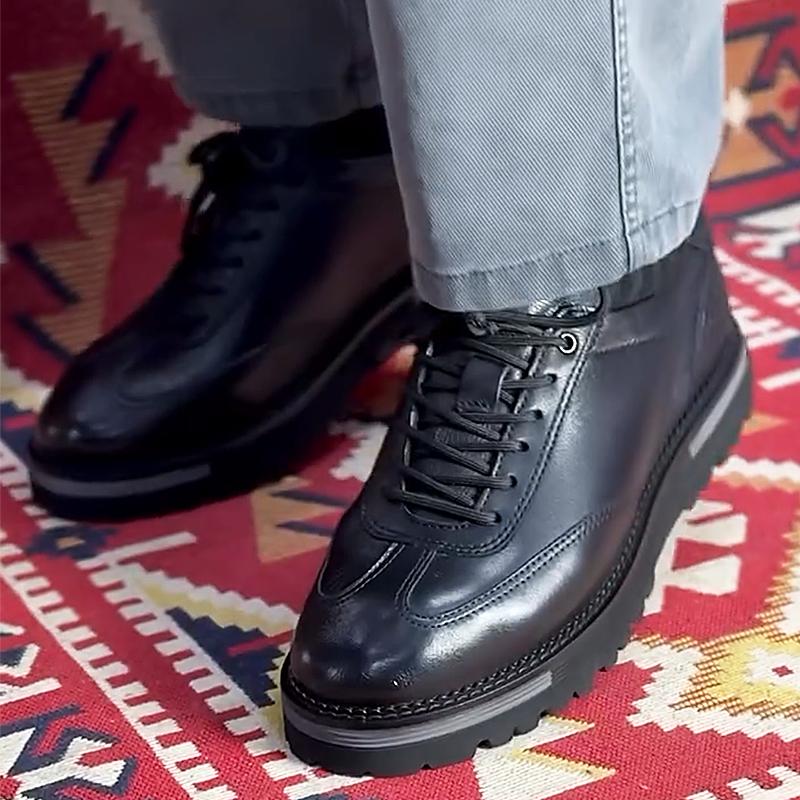 Men's Shoes Business Casual Lace-up Board Shoes