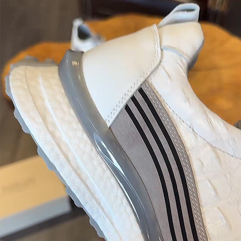 Men's Popcorn Soft Sole Faux Crocodile Leather Sneakers