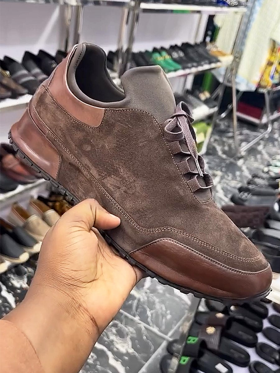 Men's Suede Retro Sneakers