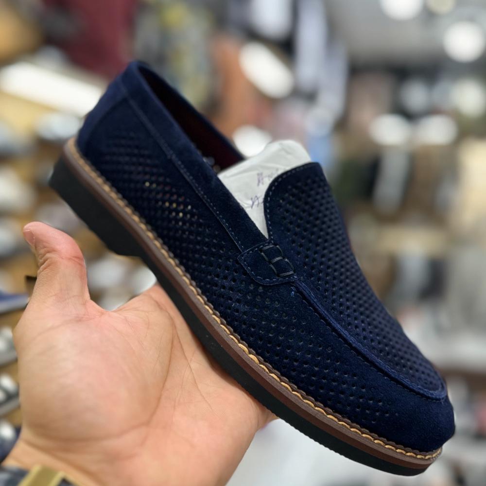 Men's Suede Hollow Loafers