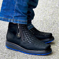 Men's Suede Woven Soft Sole Casual Shoes