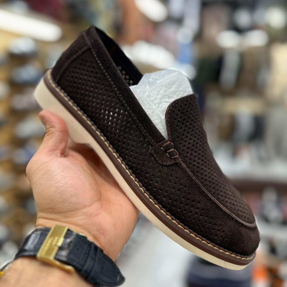 Men's Suede Hollow Loafers