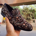 Men's Sequin Embroidered Loafers(Mexican Handmade Loafers)