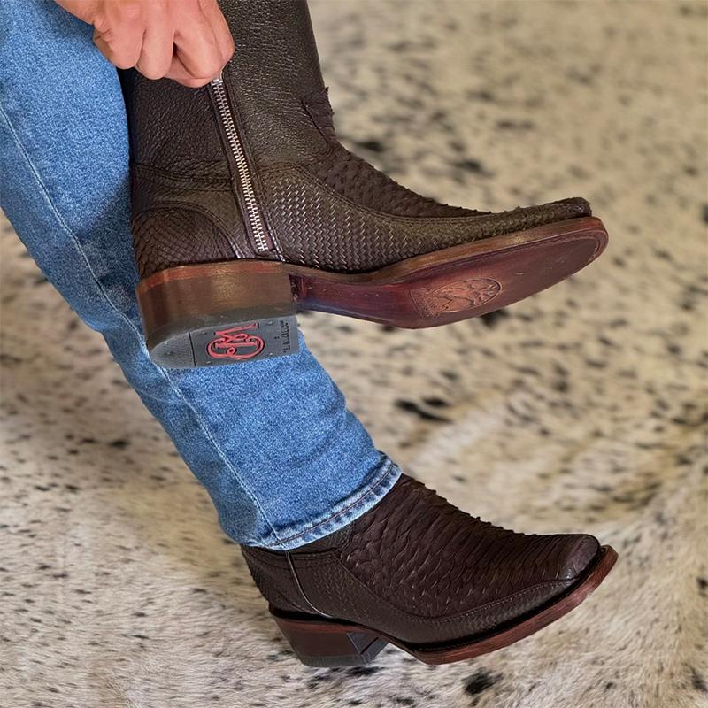 Vintage Crocodile Western Men's Boots