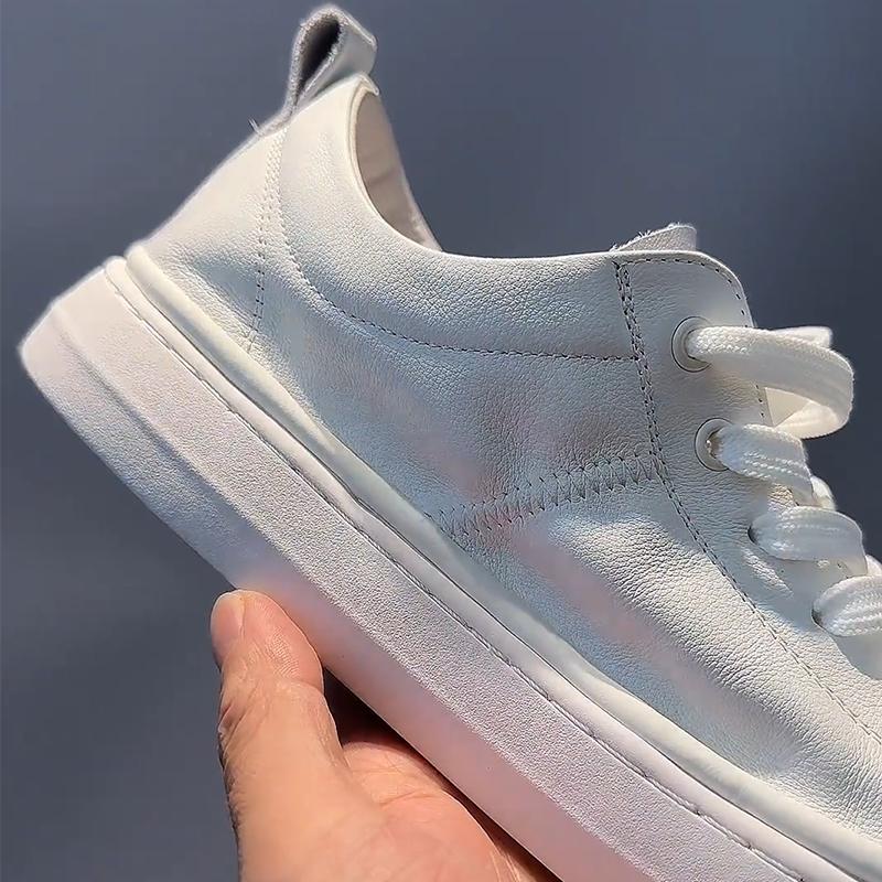 Men's Casual Soft Leather Board Shoes