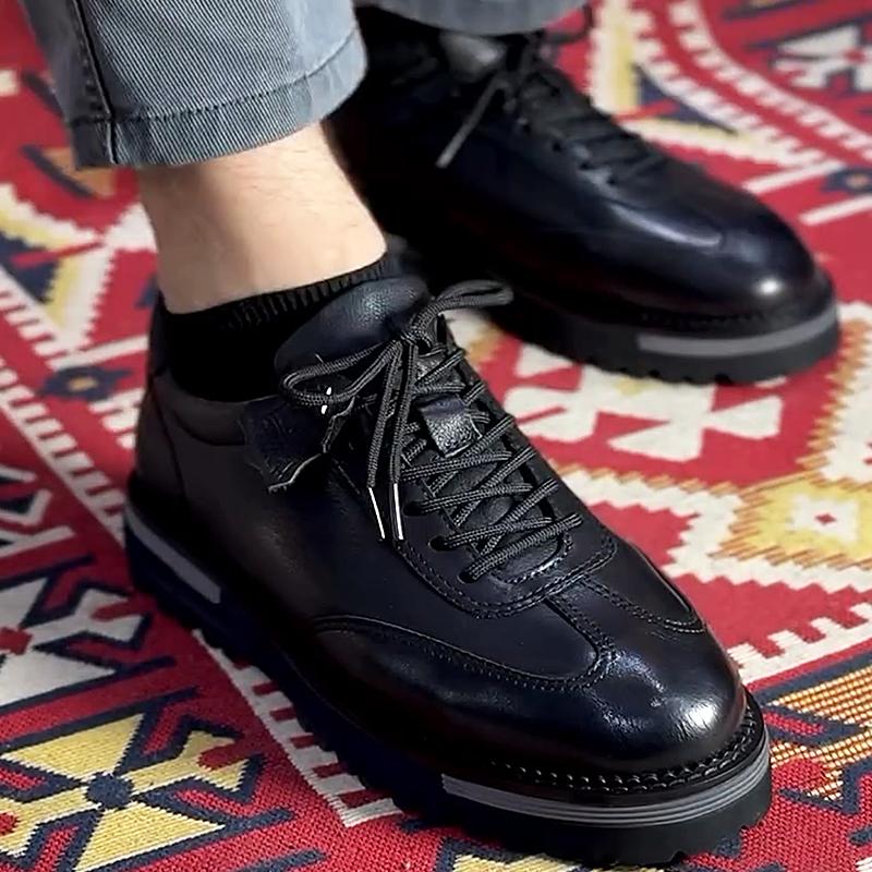 Men's Shoes Business Casual Lace-up Board Shoes