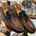 Vintage Leather Men's Loafers