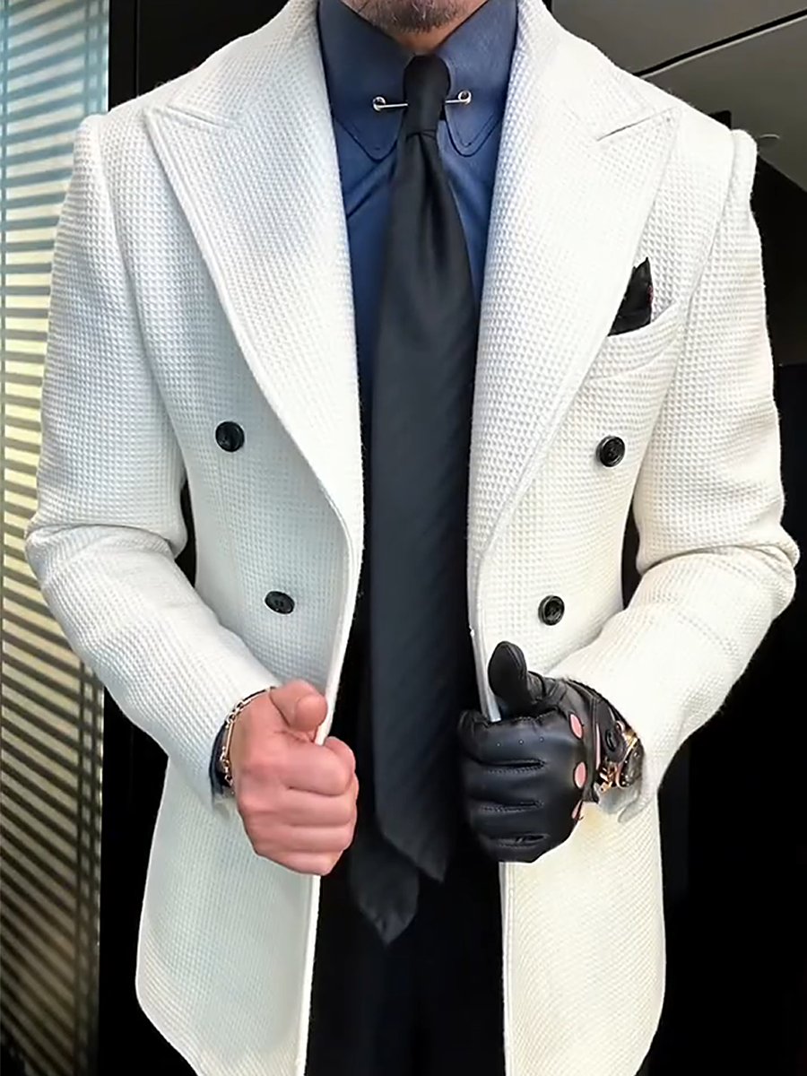 Men's Waffle Knit Blazer
