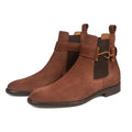 Men's Brown Suede Chelsea Boots