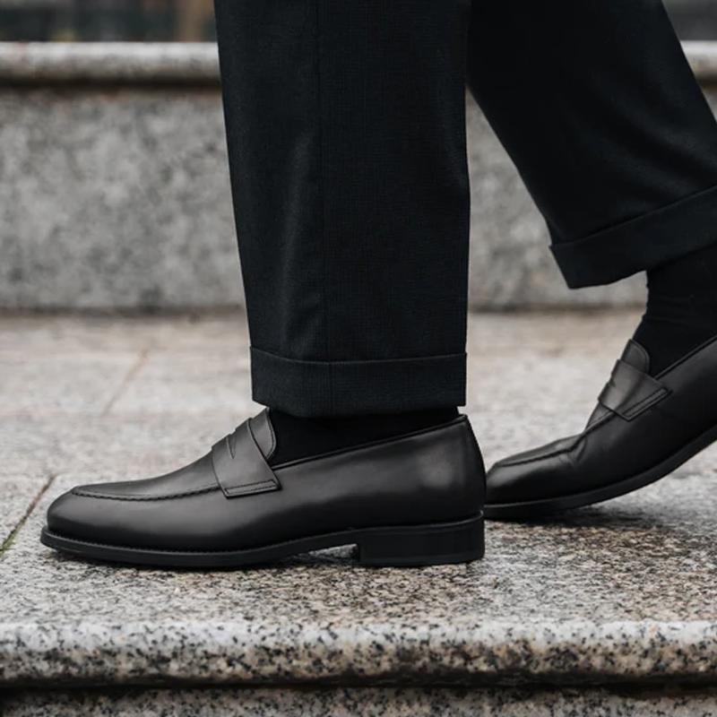 Men's Smooth Calf Leather Loafers